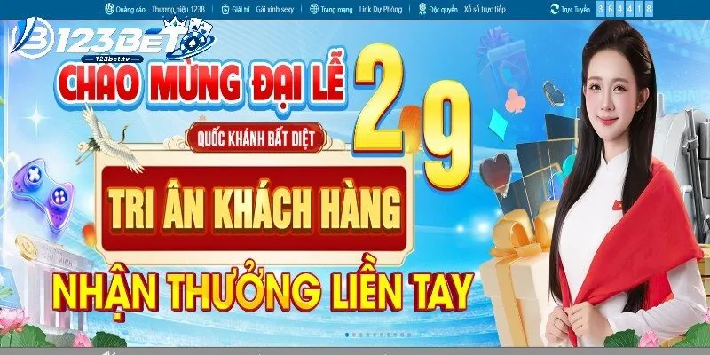 123BET thưởng thành viên mới có điều kiện rõ