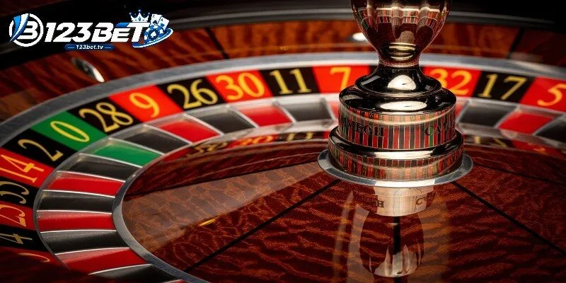 Bàn roulette 123BET hiển thị cửa cược rõ ràng