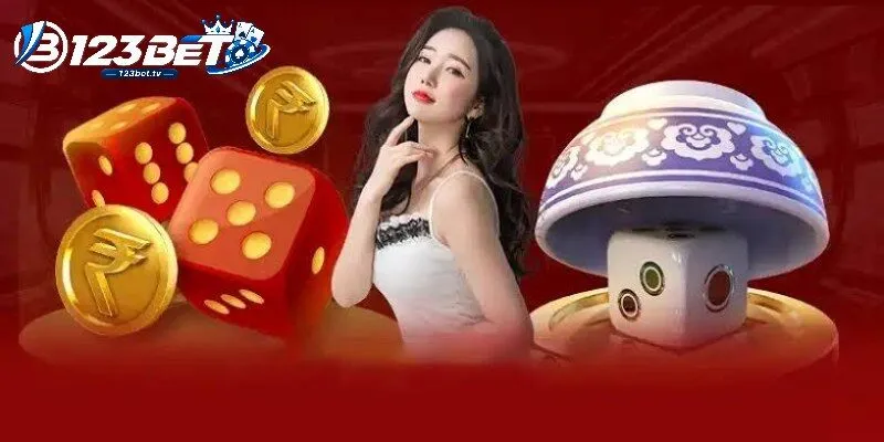 Tài xỉu 123BET dùng ba xúc xắc tính điểm