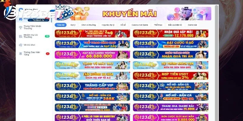 Thưởng chào mừng áp dụng cho tài khoản mới