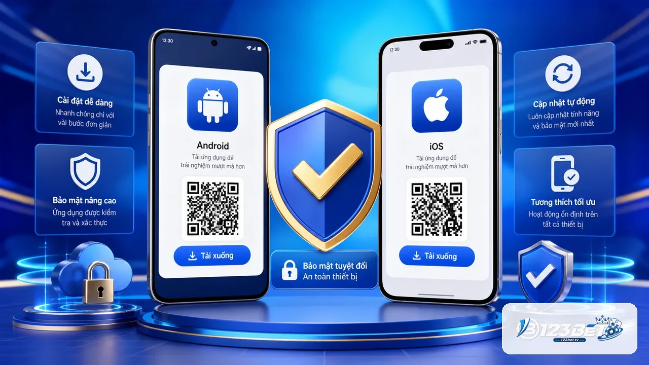Hướng dẫn tải ứng dụng 123BET TV cho Android và iOS
